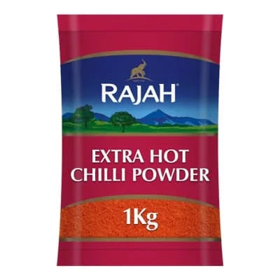 Rajah Extra Hot Chilli Powder 6 x 1kg