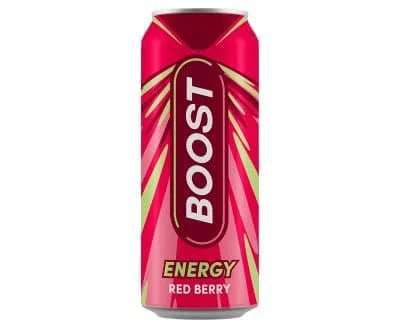 Boost Energy Can - Red Berry 12 x 500ml
