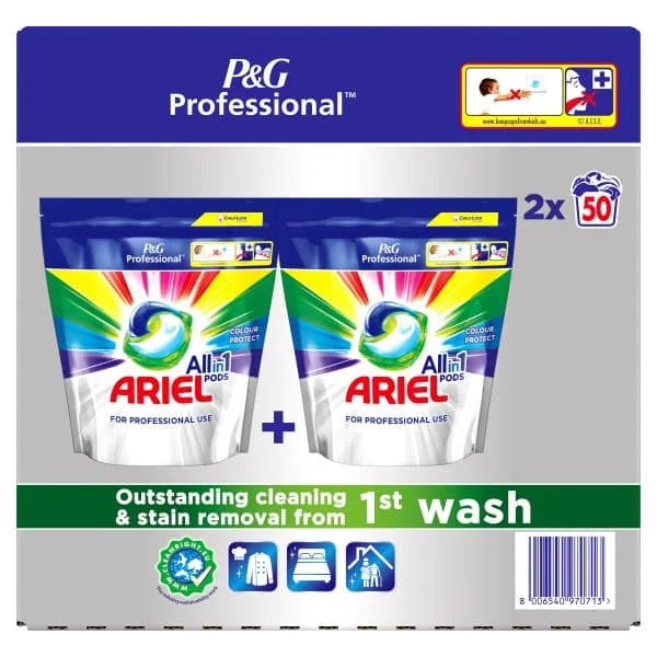 Ariel Prof Liquipods Colour Duo Pk50ct 2 x 50ct