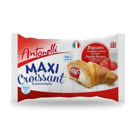 Antonelli Maxi Strawberry & Milk Cream 8 x 80g