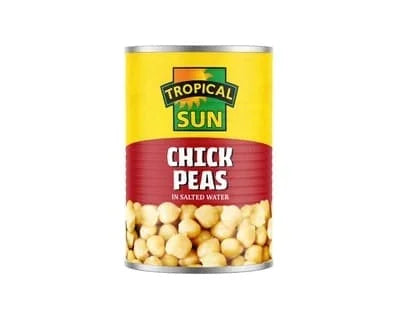 Tropical Sun Chick Peas Tins 12 x 400g