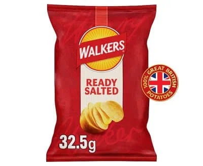 Walkers STD Ready Salted 32 x 32.5g