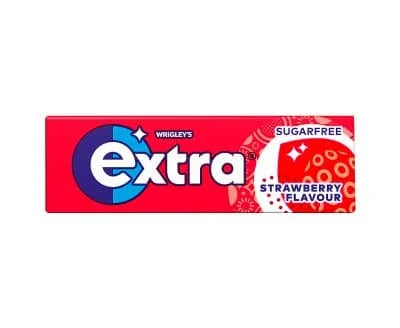Wrigleys Extra Strawberry S/F (10's) 30 x 14g