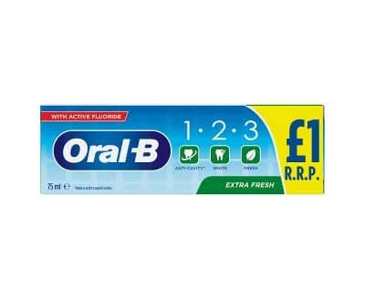Oral B 123 Extra Fresh 12 x 75ml