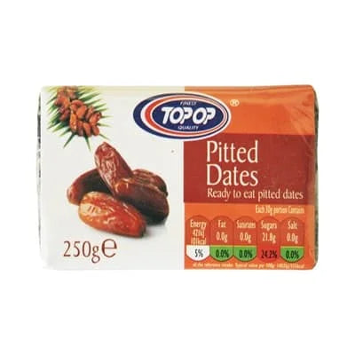 Top Op Pitted Dates 12 x 250g
