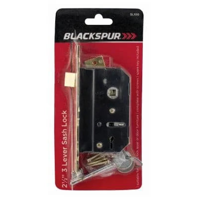BS 3 Lever Sash Lock Set 1s