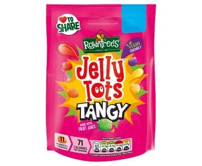 ROWNTREES JELLY TOTS Tangy Pouch 150g