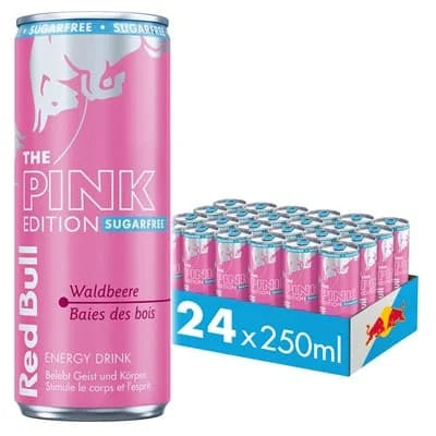 Red Bull S/Free Pink 12 x 250ml