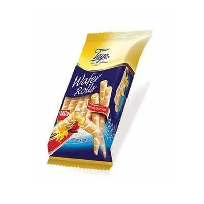 Tago Wafer Rolls Vanilla 260g