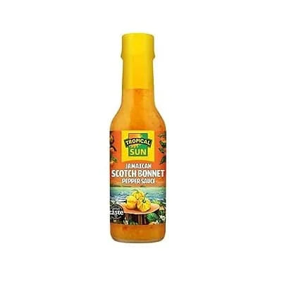 Tropical Sun Smooth scotch Bonnet Yellow Sauce 12 x 85ml