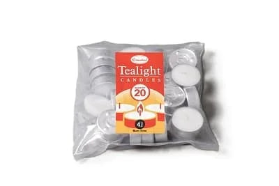 Essential Tealight Candles 20s 20s