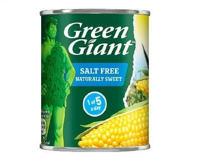 Green Giant Salt Free Corn 12 x 198g