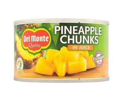 Delmonte Pineapple Chunks In Juice 12 x 230g
