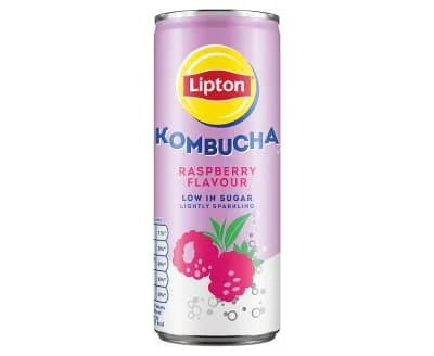 Lipton Kombucha Can - Lemon Raspberry 12 x 250ml