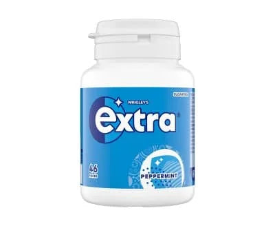 Wrigleys Extra Peppermint S/F Btl (46's) 6 x 64g