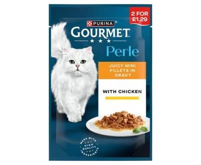 Gourmet Cat Single Chicken in Gravy 2for1.29 26 x 85g