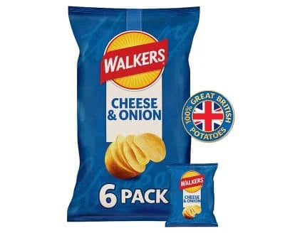 Walkers MP 6s Cheese & Onion 18 x 6x25g