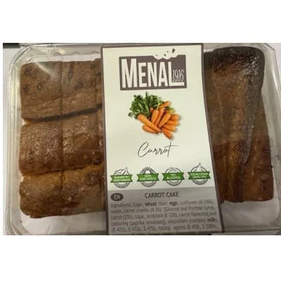 Menal Carrot Sponge Cake 360g