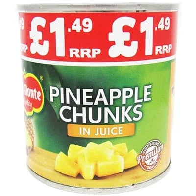 Delmonte Pineapple Chunks In Juice 6 x 435g