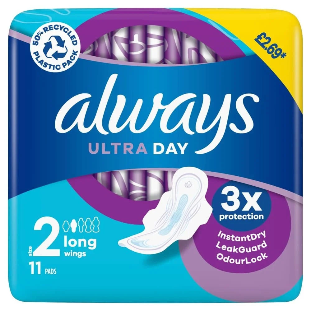 Always Ultra 2 Day Long 11s 4 x 11s