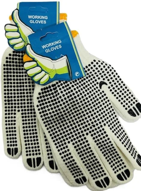 Hongkong Working Gloves White 12 x 1pair