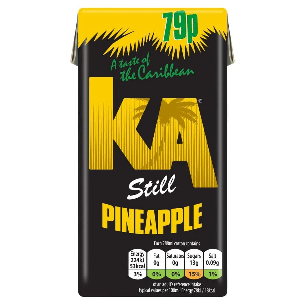 KA Pineapple Stillp 27 x 288ml