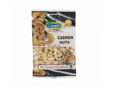 Ginni Raw Cashewnuts 10 x 55g