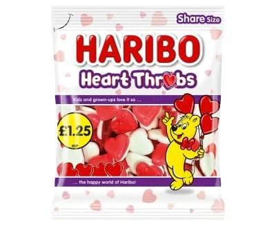 Haribo Heart Throbs 12 x 140g