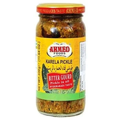 Ahmed Hyderabadi Bitter Gourd Pickle In Oil 12 x 330g
