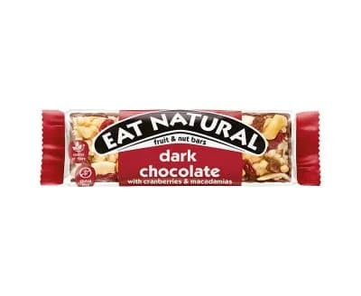 Eat Natural Dark Chocolate Cranberries & Macadamia 12 x 40g