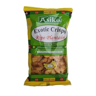 Asiko Exotic Crisps - Platanos Gluten Free 20 x 75g
