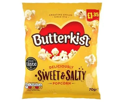 Butterkist Sweet & Salty Popcorn 15 x 70g