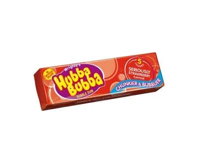 Hubba Bubba Strawberry (5's) 20 x 35g