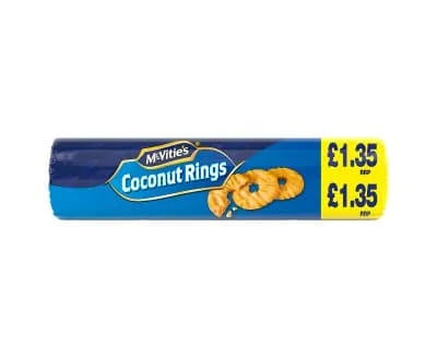 McVities Coconut Rings 12 x 300g