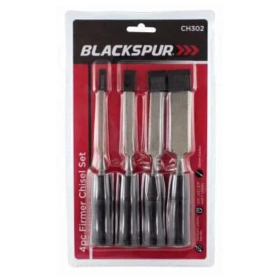 Blackspur Firmer Chisel Set 4s