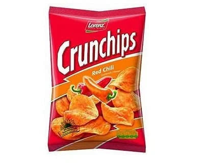 Lorenz Crunchip X - Cut Red Chilli 12 x 75g