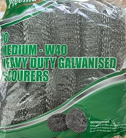 Preema HD Galvanised Scourers - Medium (W40) 10s