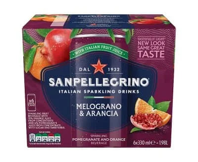 Sanpellegrino Melograno & Arancia 24 x 330ml