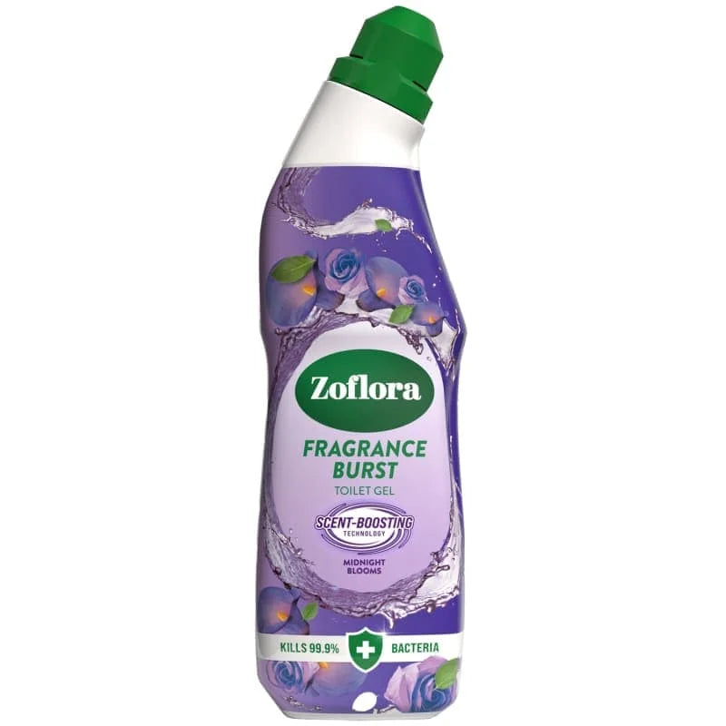 Zoflora Toilet Gel - Midnight Blooms 12 x 750ml