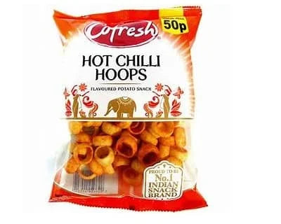 Cofresh Hoops Potato Spicy 6 x 80g