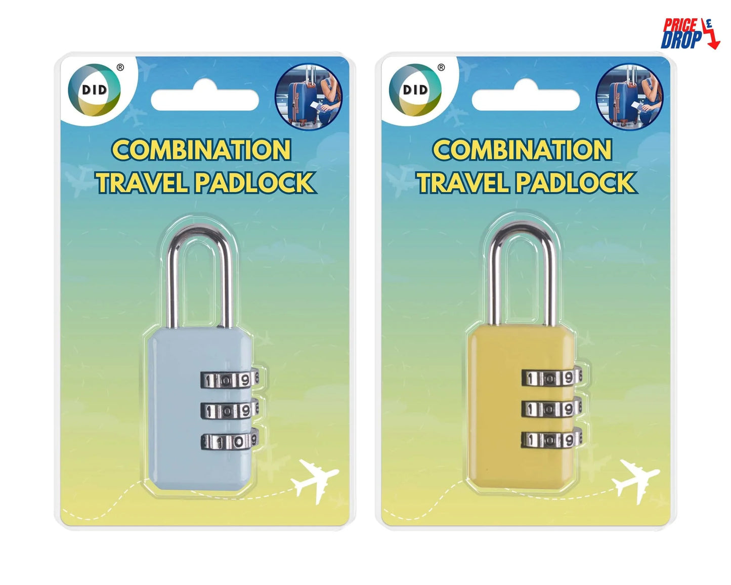 DID Combination Travel Padlock 1s