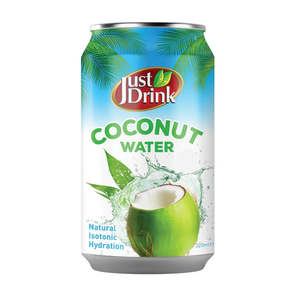 Just Drink Coconut Water Can 12 x 320ml