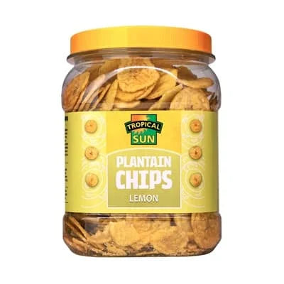 Tropical Sun Plantain Chips - Lemon 450g