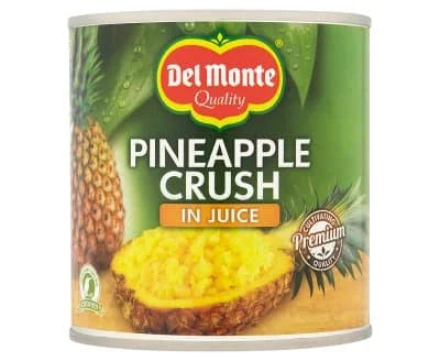 Delmonte Crushed Pineapple in Juice 12 x 432g