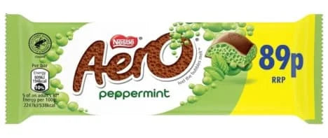 Aero Peppermint Barsp 24 x 36g