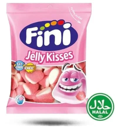 Fini Halal Jelly Kisses Fruit Flavour Candy 12 x 75g