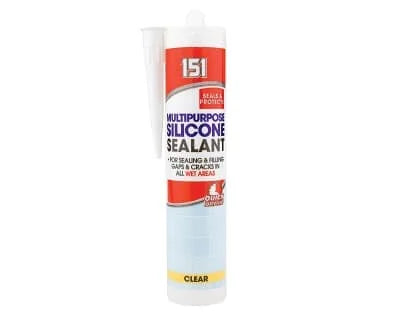 151 Multipurpose Silicone Sealant Clear 12s