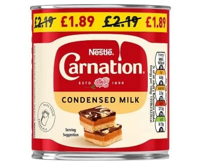 Nestle Carnation Condensed Milk 6 x 397g