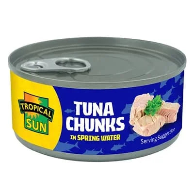 Tropical Sun Tuna Chunks In Spring Water 6 x 160g