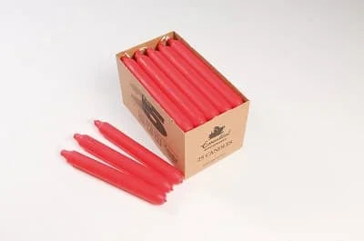 Essentials Candles Red 25s